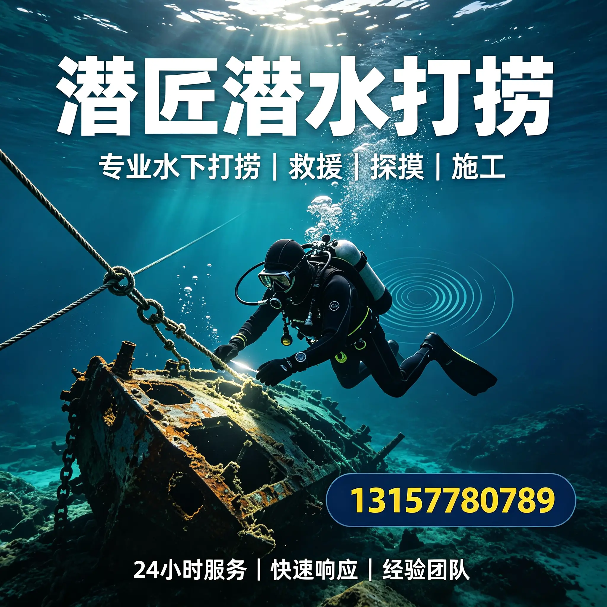 黑龙江水下打捞作业服务产品